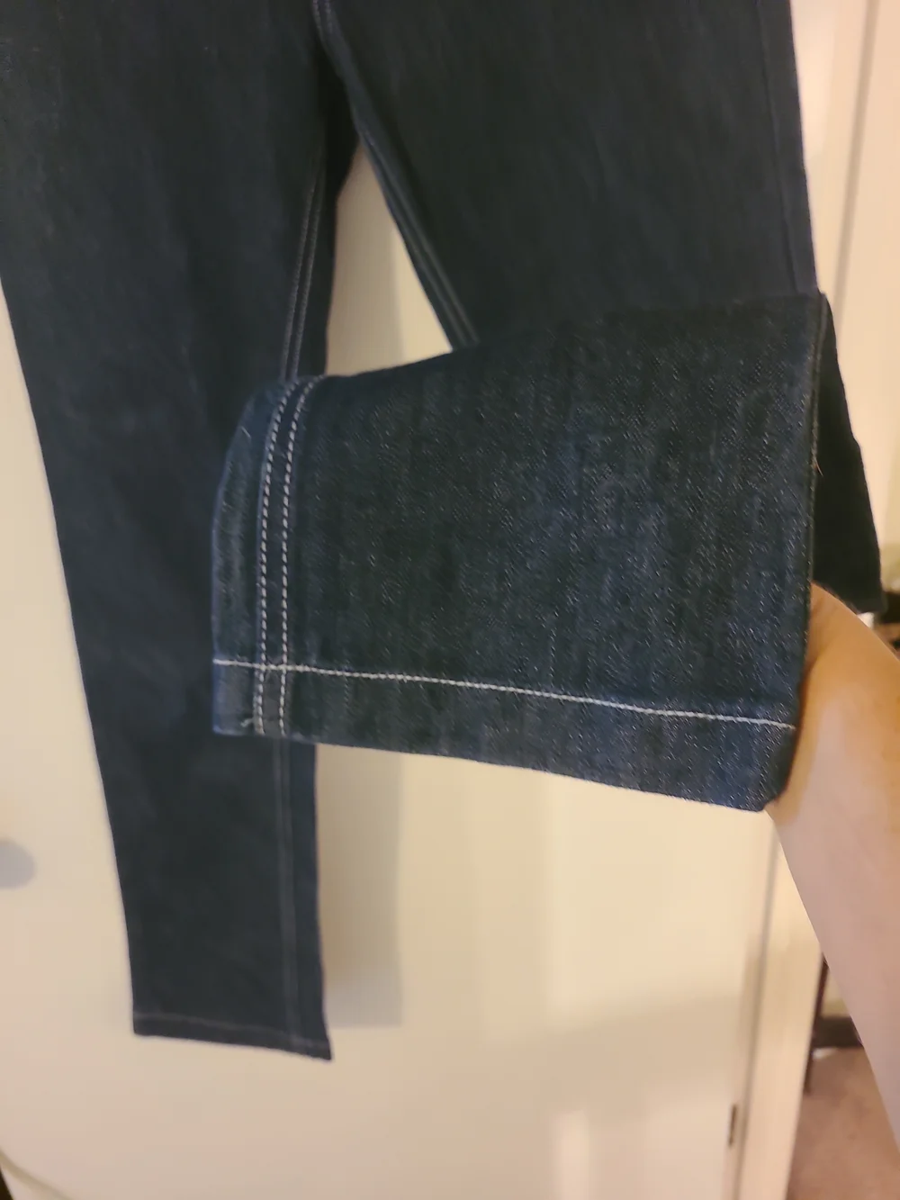 Vintage Oakley Industrial Skull Jeans Women's Size 8 Straight Leg Dark Wash EUC